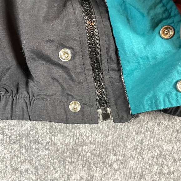 VTG NASCAR Jacket Mens Medium Black Windbreaker Cracker Barrell 500 Retro 90s - Picture 10 of 13